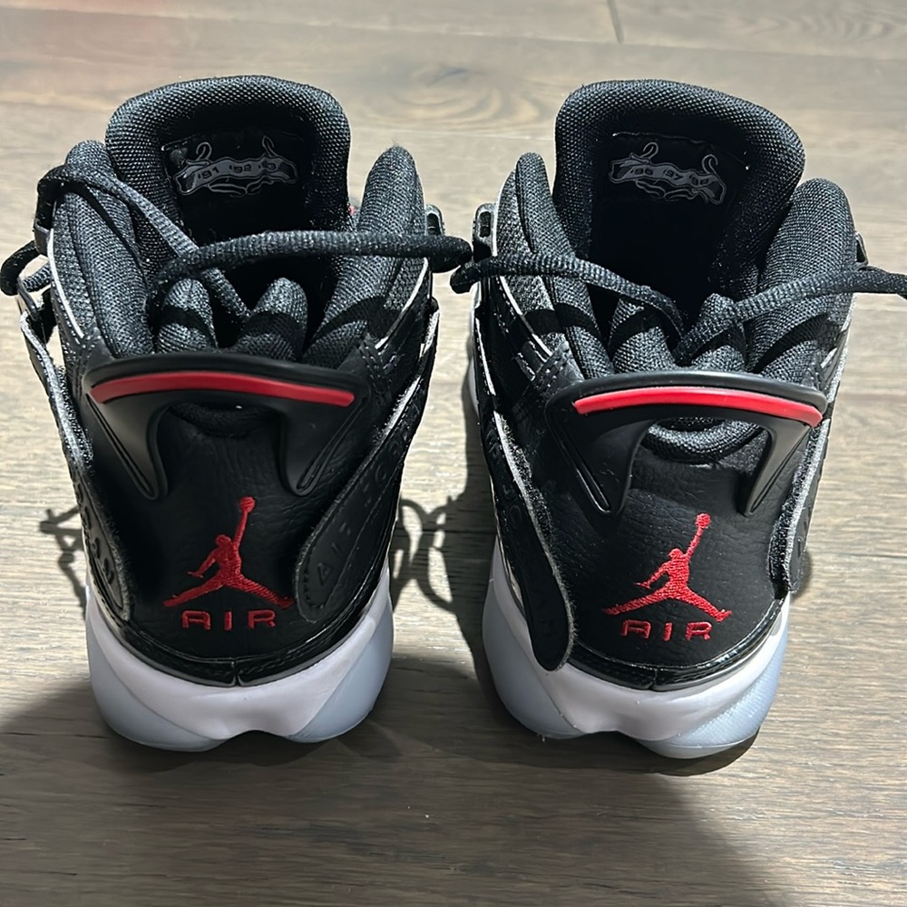 Nike Air Jordan Six Rings Black Patent Leather Sz 8.5 - Picture 5 of 10